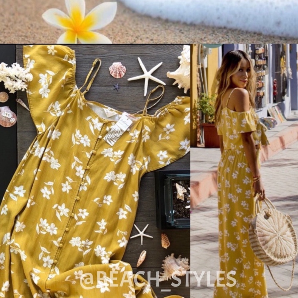 🌴🔆BILLABONG- Sincerely Jules SHOULDER DRESS🔆🌴